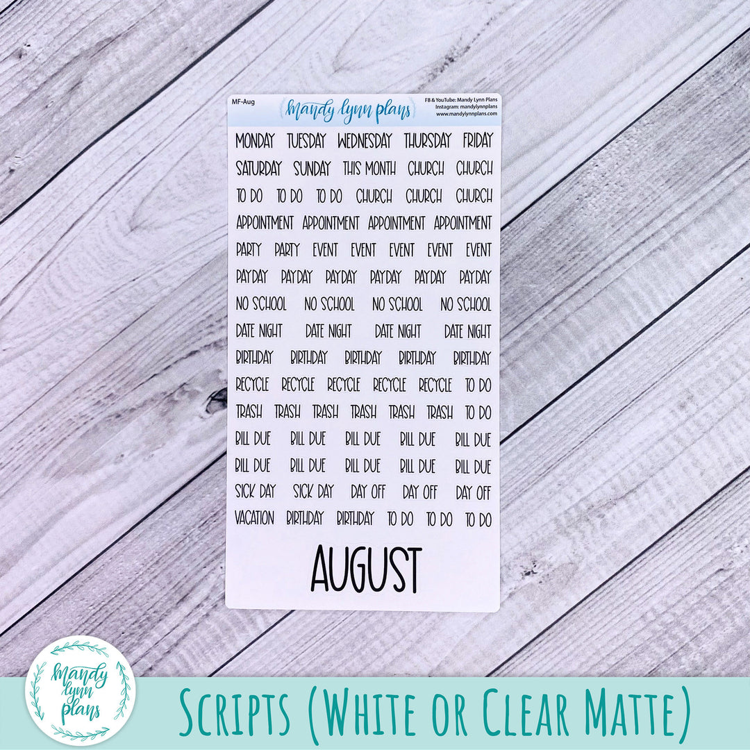 Hobonichi Cousin August 2023 Monthly || Wildflowers || MK-C-1227