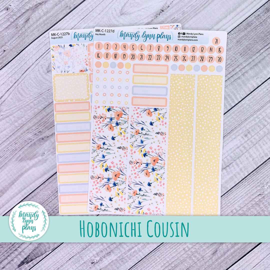 Any Month Hobonichi Cousin Monthly Kit || Wildflowers || MK-C-1227