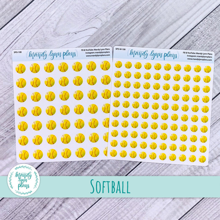 Softball Sports Stickers || 108