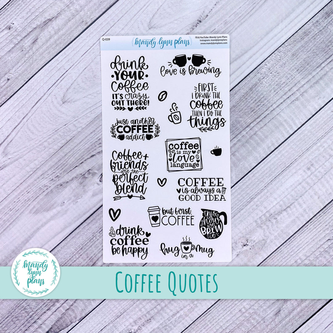 Coffee Quotes || Q-039