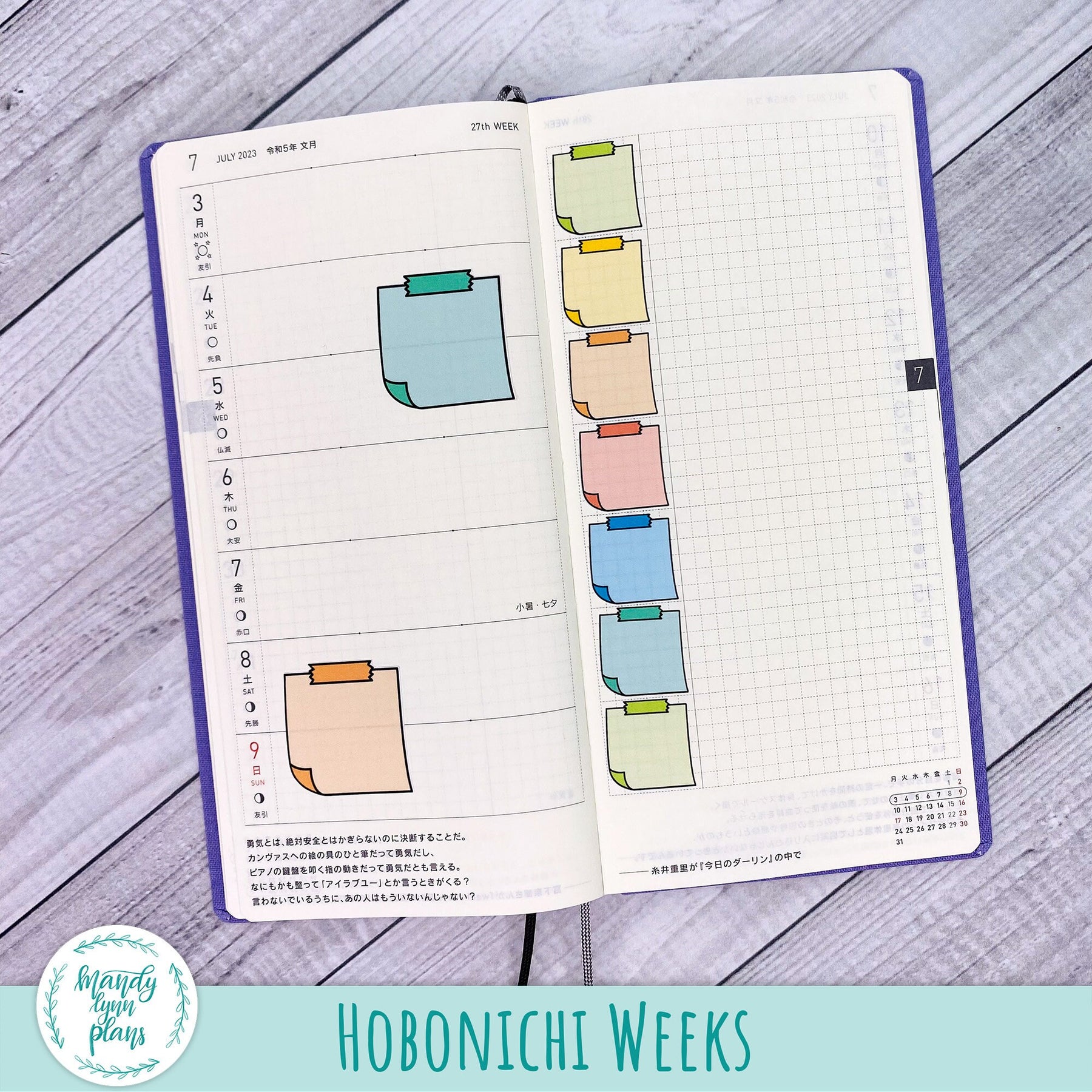 Sticky Note Plan Colored Sticky Note Doodles – Mandy Lynn Plans