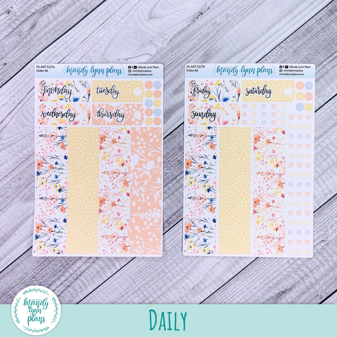 Hobonichi A6 Daily Kit || Wildflowers || DL-A6T-3227