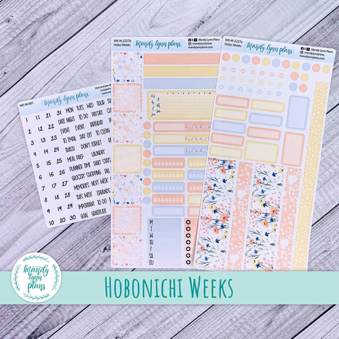 Hobonichi Weeks Weekly Kit || Wildflowers || WK-W-2227