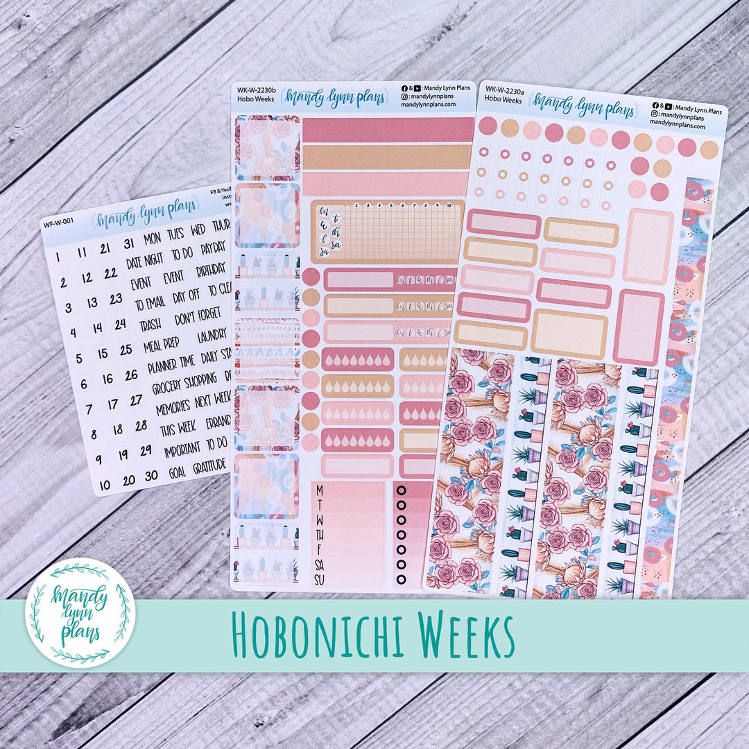 Hobonichi Weeks Weekly Kit || Desert Cactus || WK-W-2230