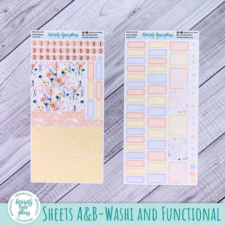 Any Month Hobonichi Weeks Monthly Kit || Wildflowers || MK-W-2227