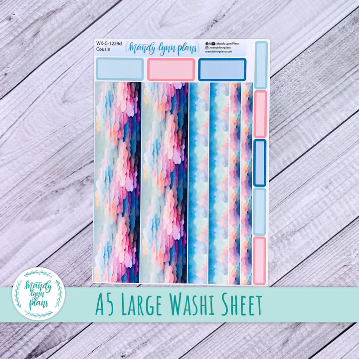 Abstract Sky Large Washi Sheet || WK-C-1229D