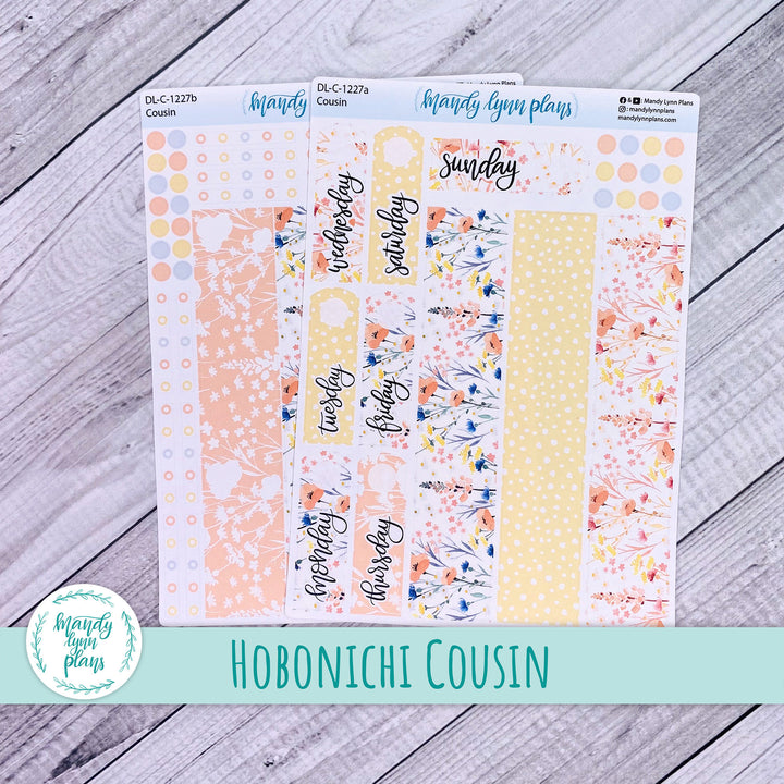 Hobonichi Cousin Daily Kit || Wildflowers || DL-C-1227